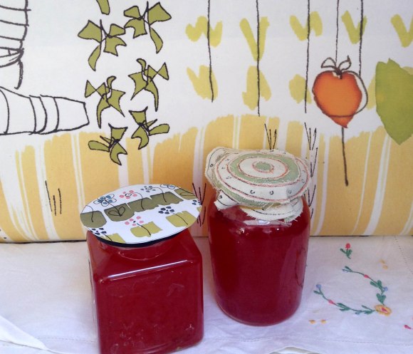 pink gooseberry jelly